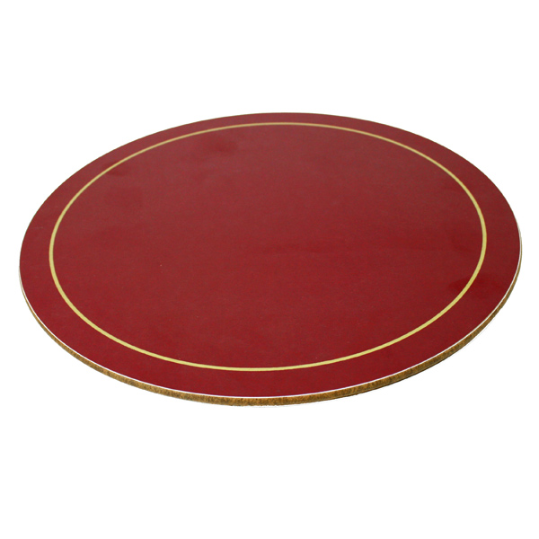 Melamine Round Tablemats Red | Barmans.co.uk